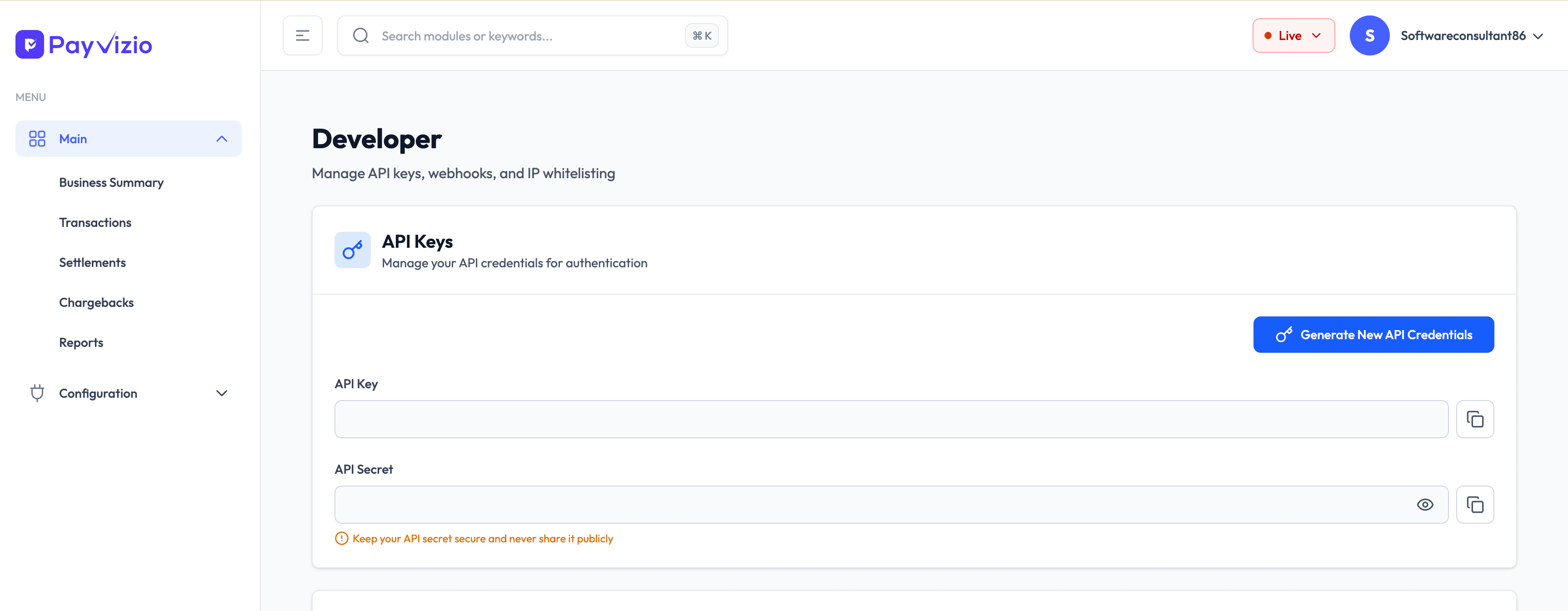 PayVizio settlement and operations